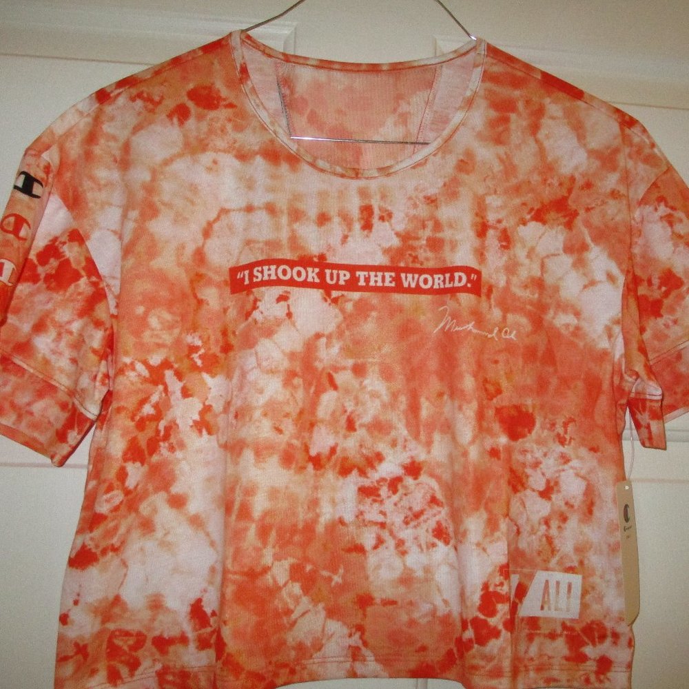 Muhammad Ali Crop Shirt Size M - new with tags